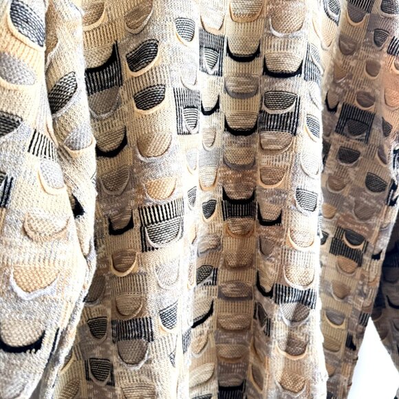 Vintage Tundra Earth Tones 3D Bill Cosby Textured Sweater L - Picture 4 of 8